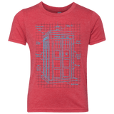 Tardis Plan Youth Triblend T-Shirt