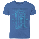 Tardis Plan Youth Triblend T-Shirt
