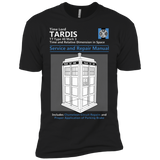 T-Shirts Black / YXS TARDIS SERVICE AND REPAIR MANUAL Boys Premium T-Shirt