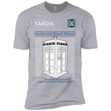 T-Shirts Heather Grey / YXS TARDIS SERVICE AND REPAIR MANUAL Boys Premium T-Shirt