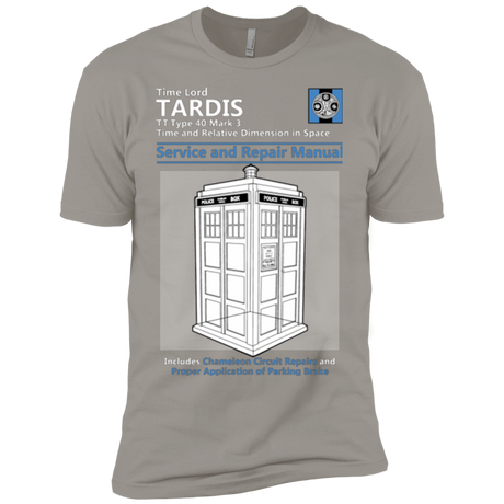 T-Shirts Light Grey / YXS TARDIS SERVICE AND REPAIR MANUAL Boys Premium T-Shirt
