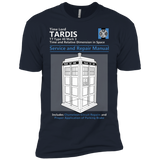 T-Shirts Midnight Navy / YXS TARDIS SERVICE AND REPAIR MANUAL Boys Premium T-Shirt