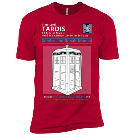 T-Shirts Red / YXS TARDIS SERVICE AND REPAIR MANUAL Boys Premium T-Shirt