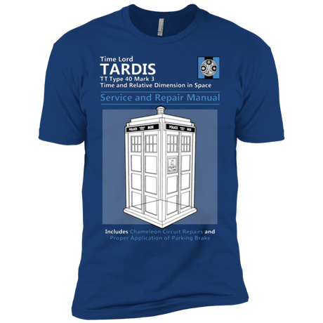 T-Shirts Royal / YXS TARDIS SERVICE AND REPAIR MANUAL Boys Premium T-Shirt