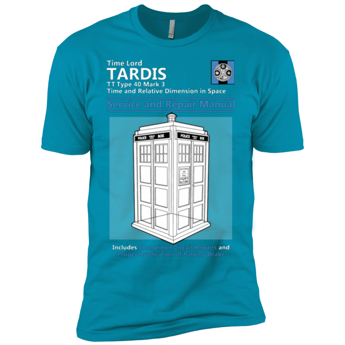 T-Shirts Turquoise / YXS TARDIS SERVICE AND REPAIR MANUAL Boys Premium T-Shirt