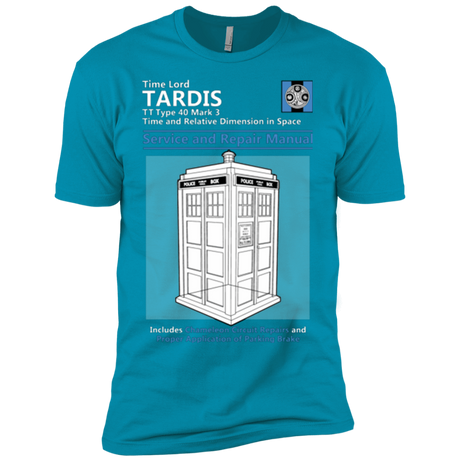 T-Shirts Turquoise / YXS TARDIS SERVICE AND REPAIR MANUAL Boys Premium T-Shirt