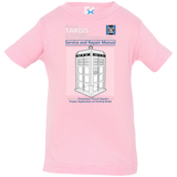 T-Shirts Pink / 6 Months TARDIS SERVICE AND REPAIR MANUAL Infant Premium T-Shirt