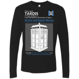 T-Shirts Black / Small TARDIS SERVICE AND REPAIR MANUAL Men's Premium Long Sleeve