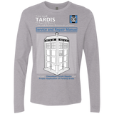 T-Shirts Heather Grey / Small TARDIS SERVICE AND REPAIR MANUAL Men's Premium Long Sleeve