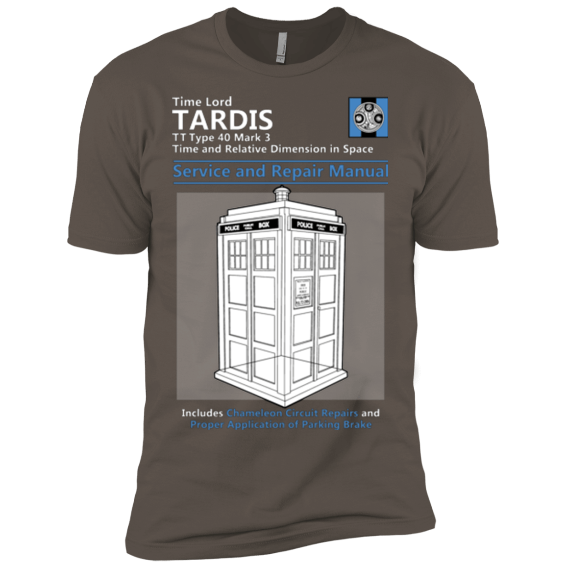 T-Shirts Warm Grey / X-Small TARDIS SERVICE AND REPAIR MANUAL Men's Premium T-Shirt