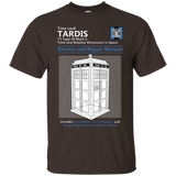 T-Shirts Dark Chocolate / Small TARDIS SERVICE AND REPAIR MANUAL T-Shirt