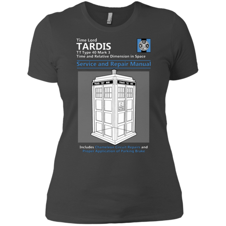 T-Shirts Heavy Metal / X-Small TARDIS SERVICE AND REPAIR MANUAL Women's Premium T-Shirt
