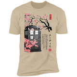 T-Shirts Sand / S Tardis Sumi-e Men's Premium T-Shirt