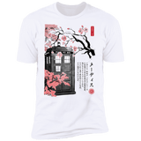 T-Shirts White / S Tardis Sumi-e Men's Premium T-Shirt