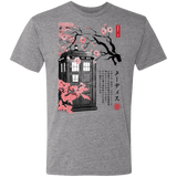 T-Shirts Premium Heather / S Tardis Sumi-e Men's Triblend T-Shirt