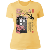 T-Shirts Banana Cream/ / S Tardis Sumi-e Women's Premium T-Shirt