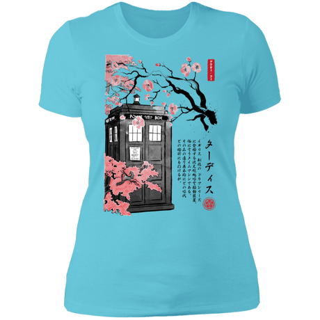 T-Shirts Cancun / S Tardis Sumi-e Women's Premium T-Shirt