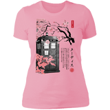 T-Shirts Light Pink / S Tardis Sumi-e Women's Premium T-Shirt