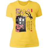 T-Shirts Vibrant Yellow / S Tardis Sumi-e Women's Premium T-Shirt
