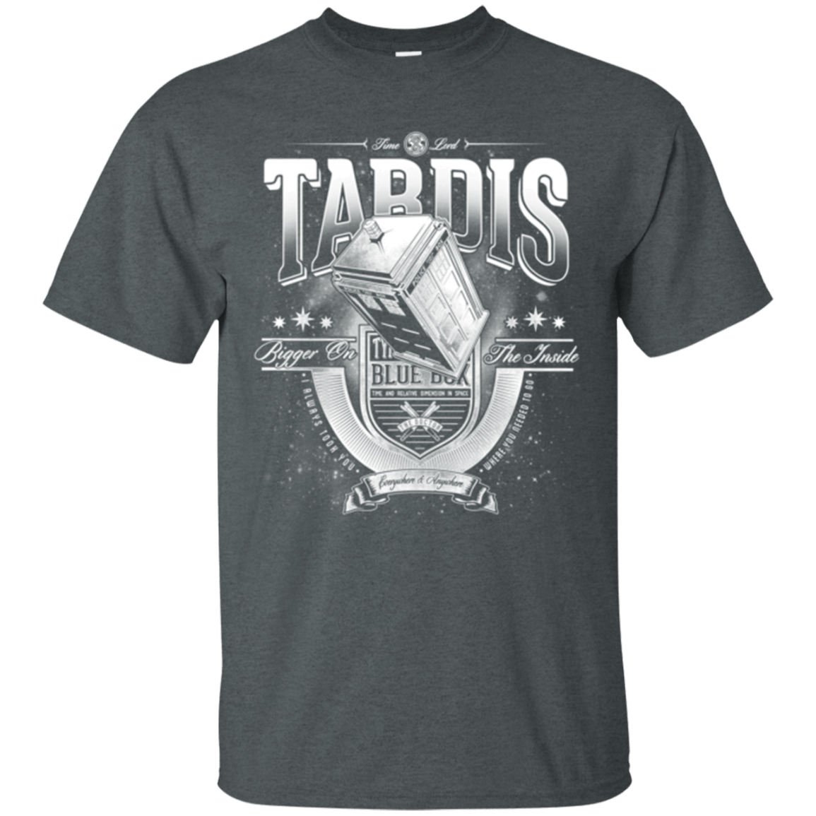 T-Shirts Dark Heather / Small Tardis T-Shirt