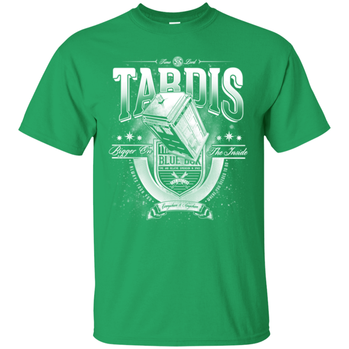 T-Shirts Irish Green / Small Tardis T-Shirt