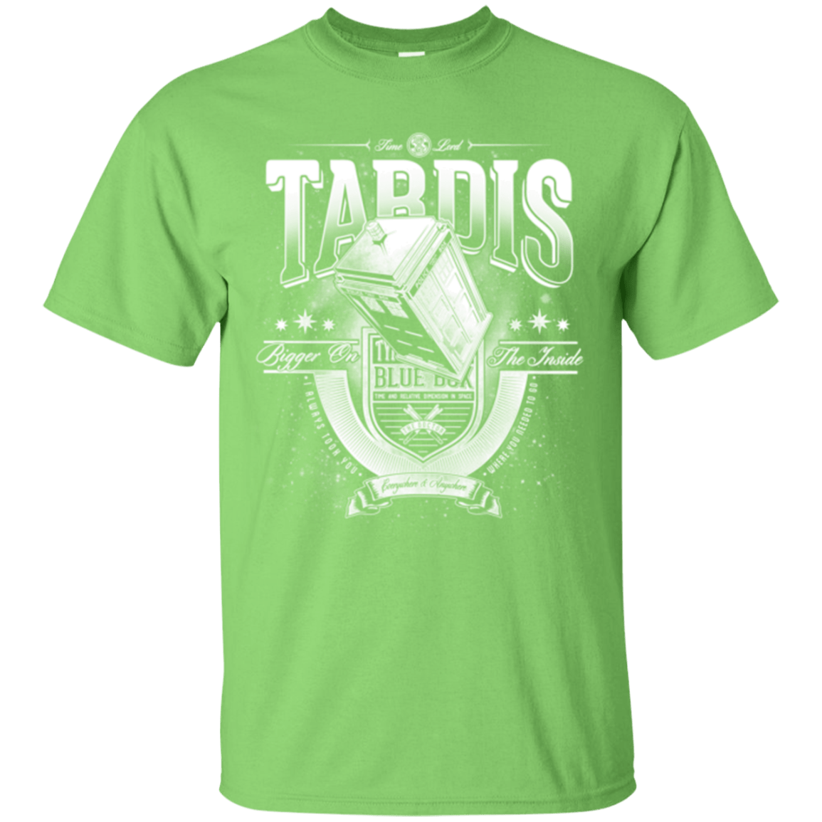 T-Shirts Lime / Small Tardis T-Shirt