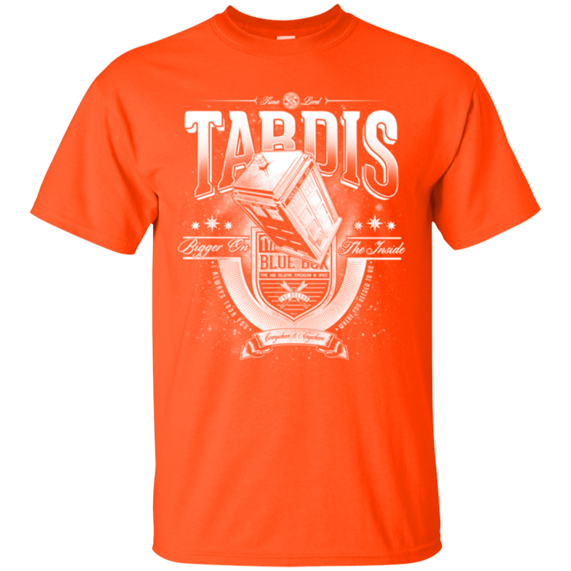 T-Shirts Orange / Small Tardis T-Shirt