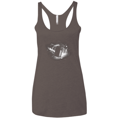 T-Shirts Macchiato / X-Small Tardis Women's Triblend Racerback Tank