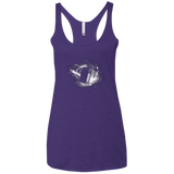 T-Shirts Purple / X-Small Tardis Women's Triblend Racerback Tank