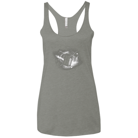 T-Shirts Venetian Grey / X-Small Tardis Women's Triblend Racerback Tank