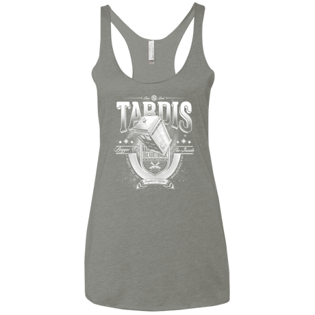 T-Shirts Venetian Grey / X-Small Tardis Women's Triblend Racerback Tank