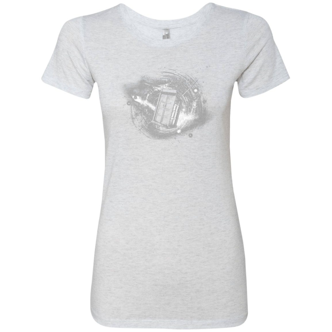 T-Shirts Heather White / Small Tardis Women's Triblend T-Shirt