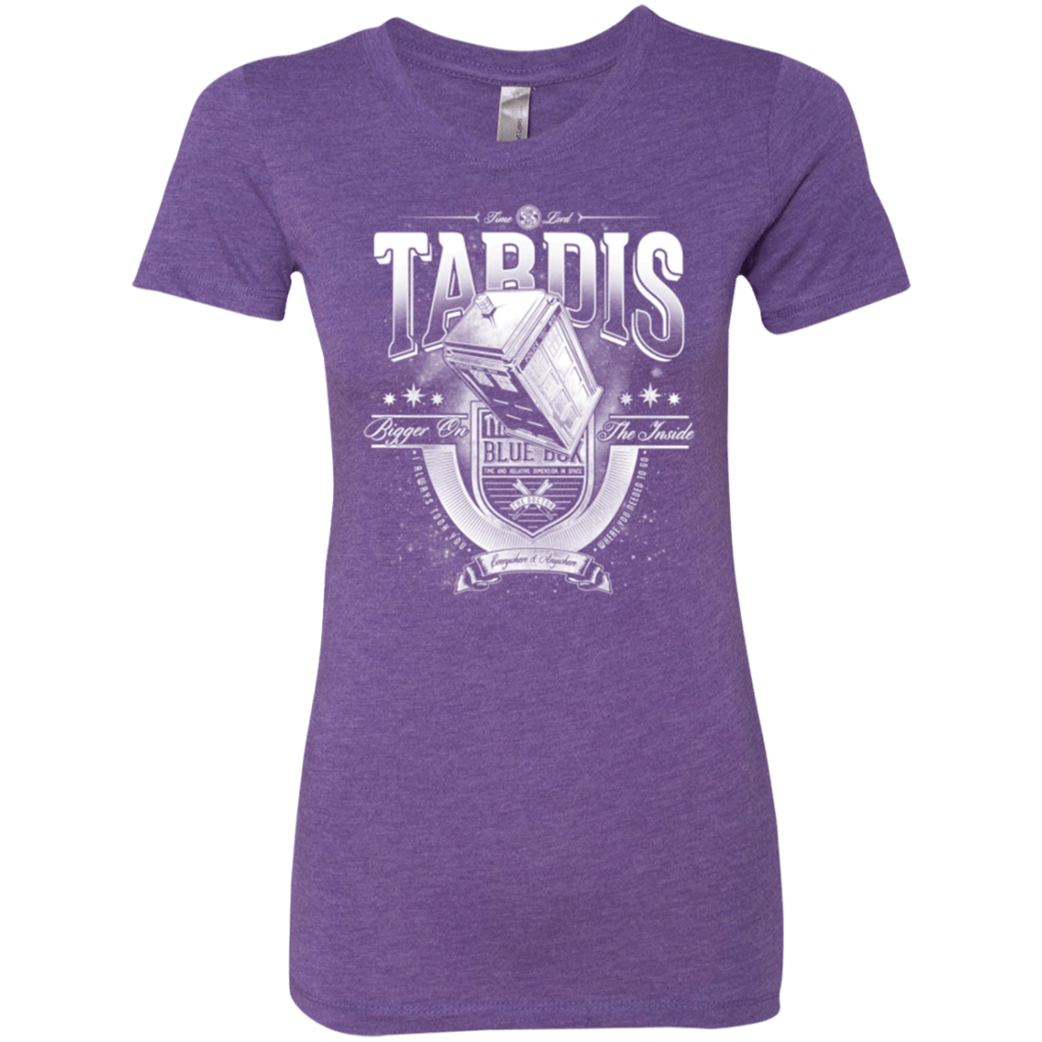 T-Shirts Purple Rush / Small Tardis Women's Triblend T-Shirt
