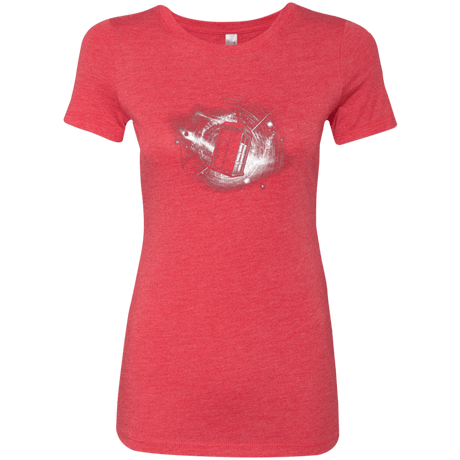T-Shirts Vintage Red / Small Tardis Women's Triblend T-Shirt