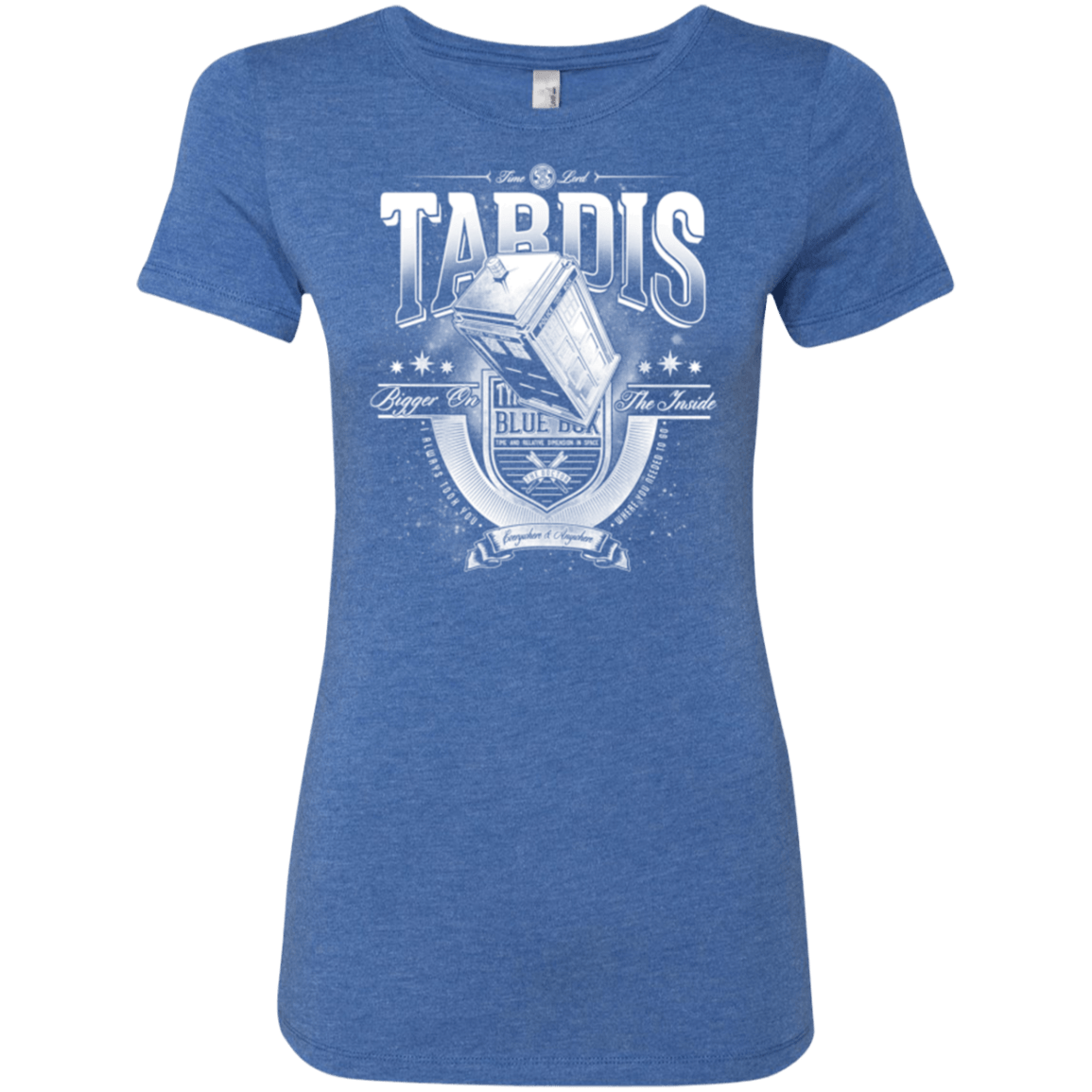 T-Shirts Vintage Royal / Small Tardis Women's Triblend T-Shirt