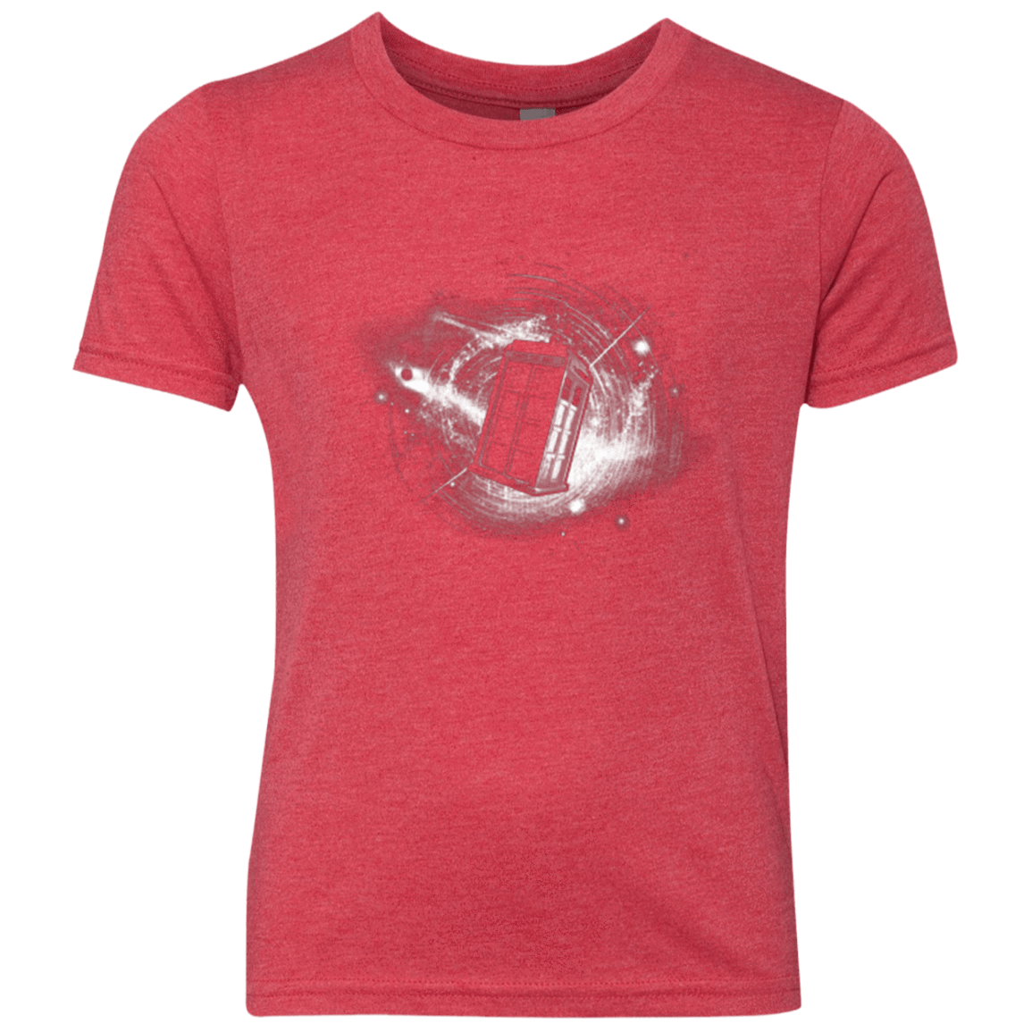 T-Shirts Vintage Red / YXS Tardis Youth Triblend T-Shirt