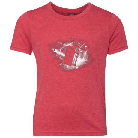 T-Shirts Vintage Red / YXS Tardis Youth Triblend T-Shirt