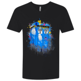 T-Shirts Black / X-Small Tardisplash Men's Premium V-Neck
