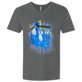 T-Shirts Heavy Metal / X-Small Tardisplash Men's Premium V-Neck
