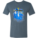 T-Shirts Indigo / S Tardisplash Men's Triblend T-Shirt