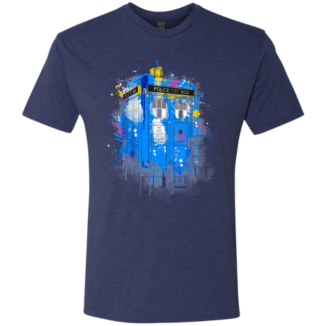 T-Shirts Vintage Navy / S Tardisplash Men's Triblend T-Shirt