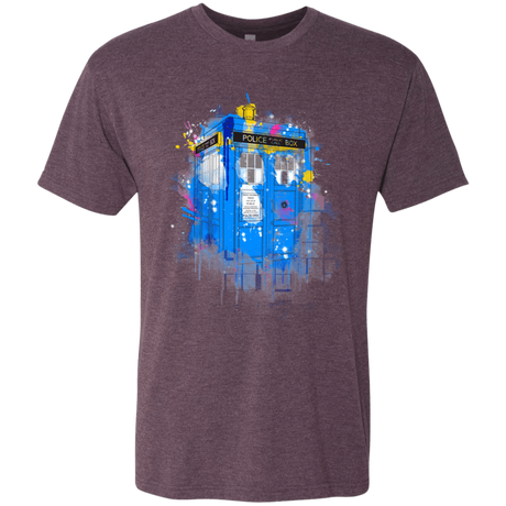 T-Shirts Vintage Purple / S Tardisplash Men's Triblend T-Shirt