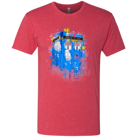 T-Shirts Vintage Red / S Tardisplash Men's Triblend T-Shirt