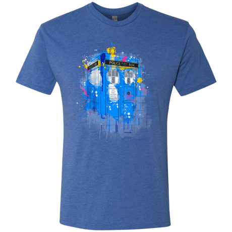 T-Shirts Vintage Royal / S Tardisplash Men's Triblend T-Shirt
