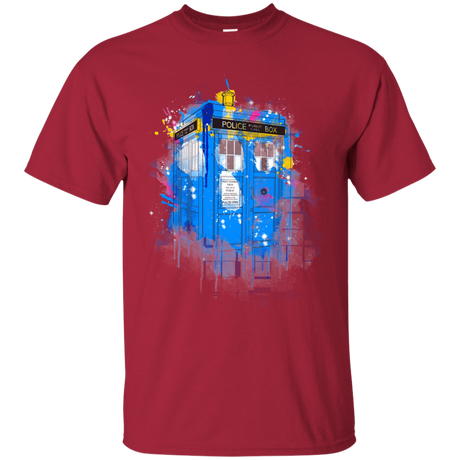 T-Shirts Cardinal / S Tardisplash T-Shirt