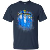 T-Shirts Navy / S Tardisplash T-Shirt