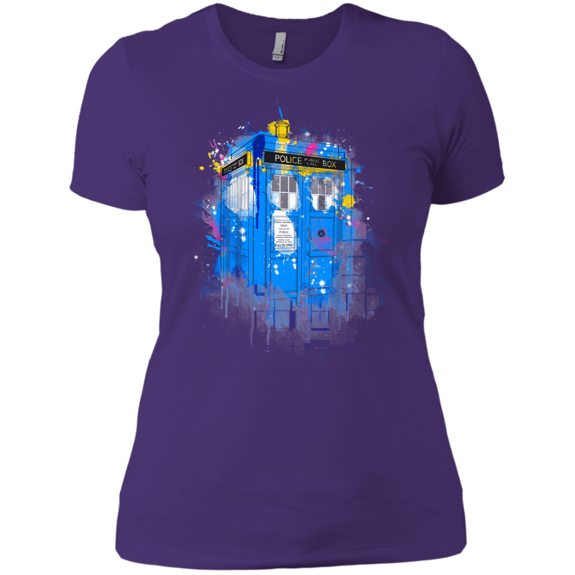 T-Shirts Purple Rush/ / X-Small Tardisplash Women's Premium T-Shirt