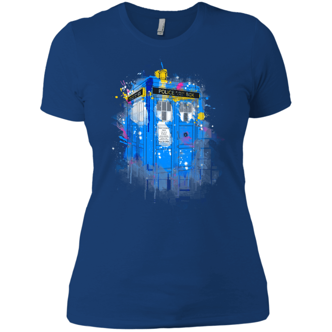 T-Shirts Royal / X-Small Tardisplash Women's Premium T-Shirt