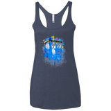 Tardisplash Women's Triblend Racerback Tank