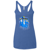 Tardisplash Women's Triblend Racerback Tank
